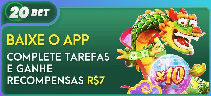 Bônus boas-vindas 20BET R$100